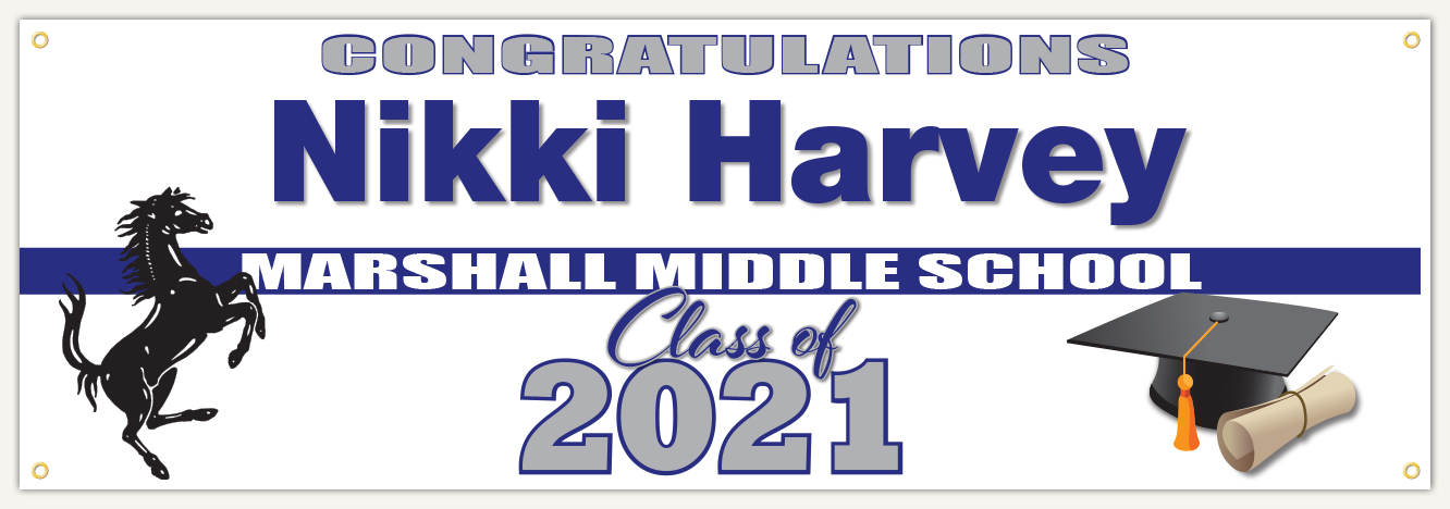 Marshal Middle School Banner [24x72 inches]